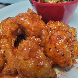 1/2 lb Boneless Wings/ Fries