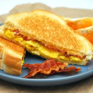 Bacon Egg and cheese sandwich
