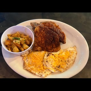 Pork chop plate